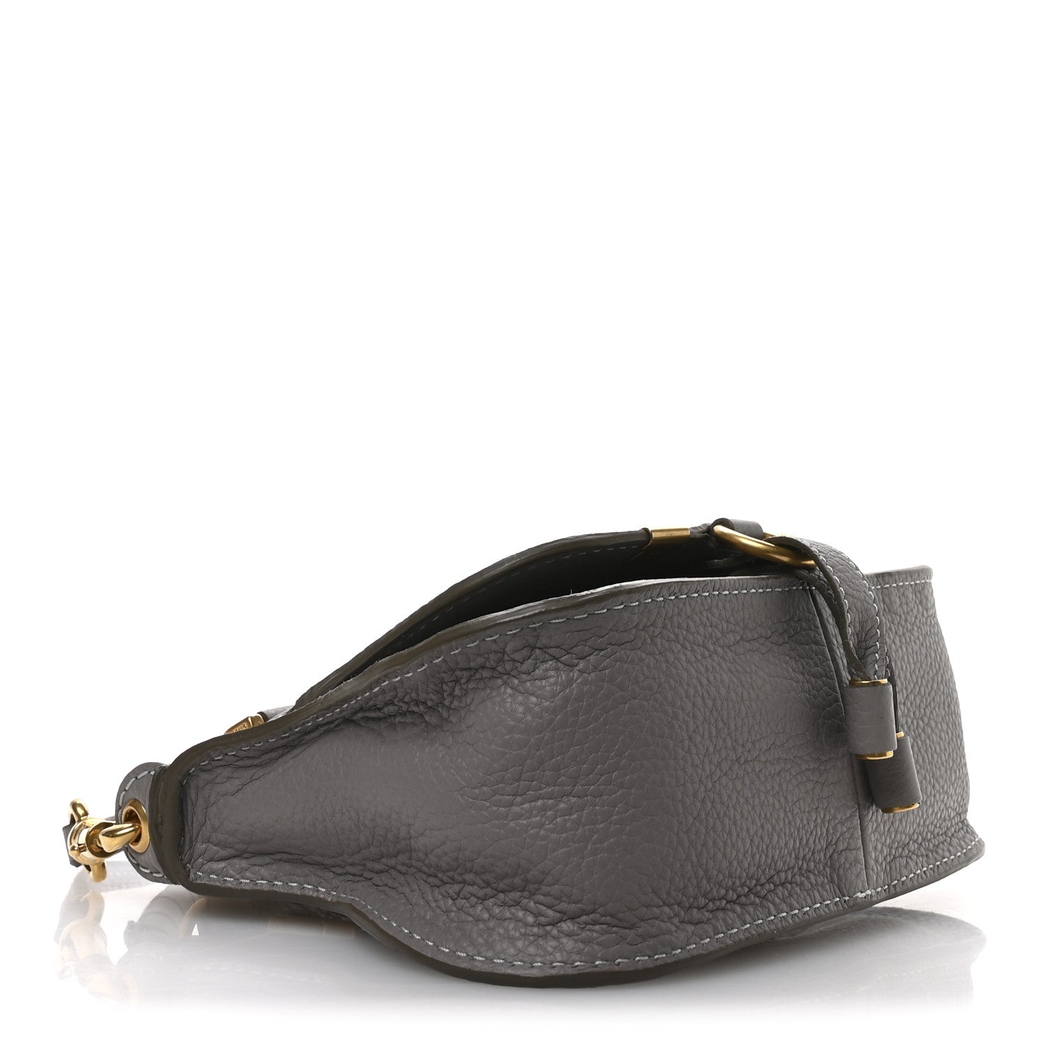 Calfskin Mini Marcie Satchel Cashmere Grey