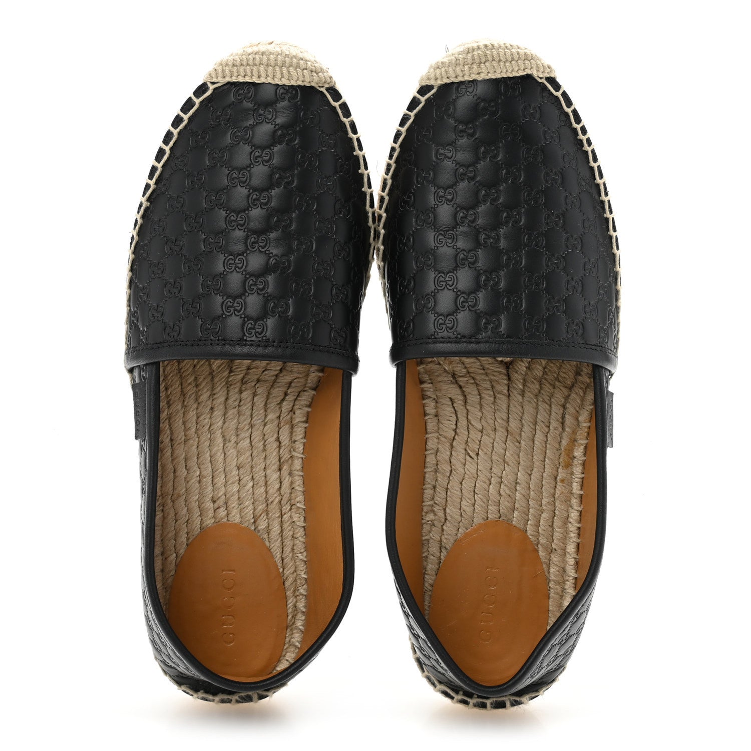 Microguccissima Signature Espadrilles 37.5 Black