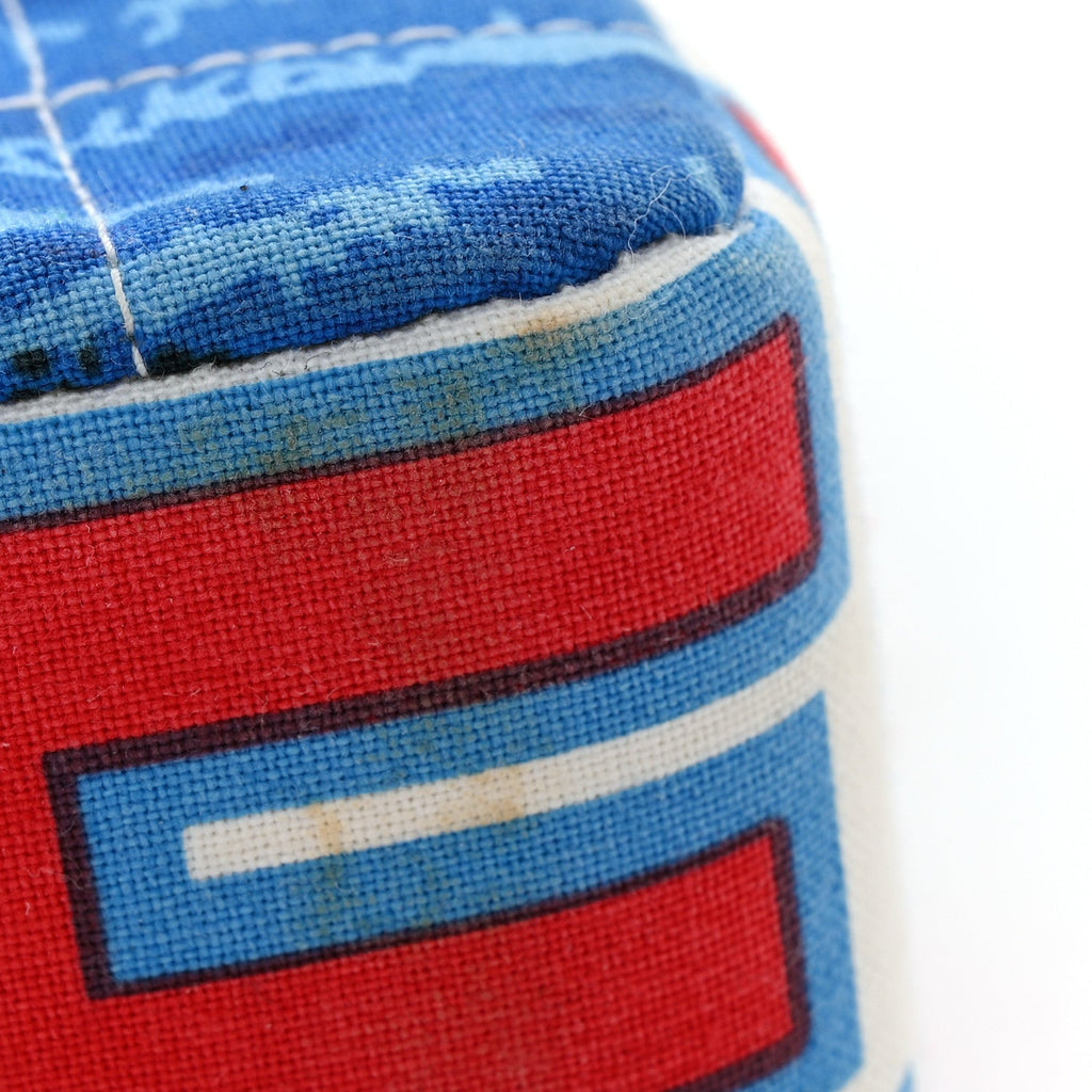 Canvas Square Quilted Surf Flap Multicolor
