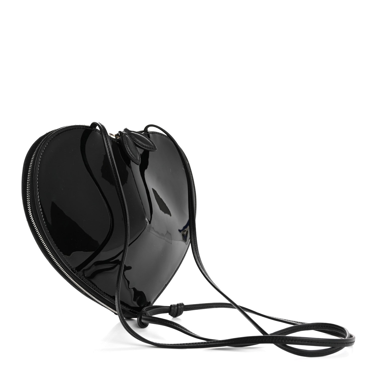 Patent Calfskin Le Coeur Bag Black
