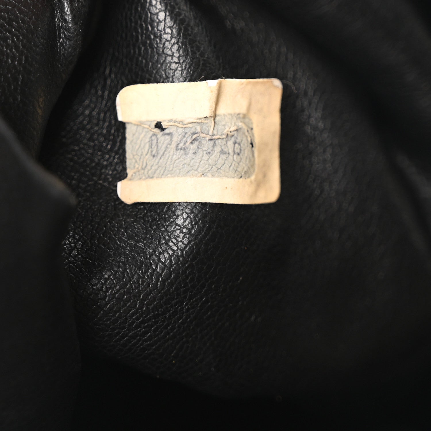 Lambskin Quilted Drawstring Bucket Bag Black
