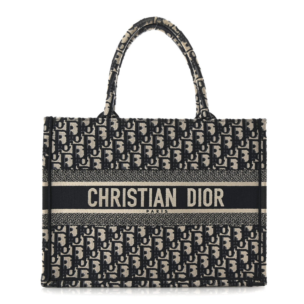 Oblique Medium Book Tote Blue Multicolor
