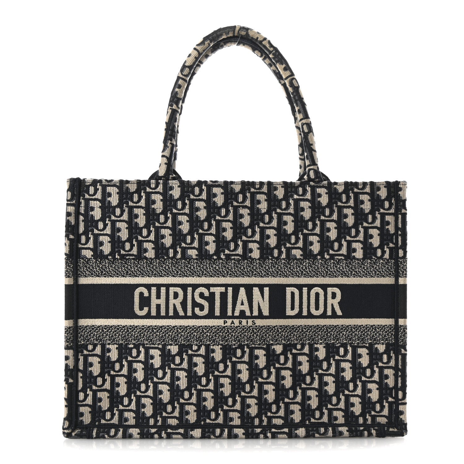 Oblique Medium Book Tote Blue Multicolor