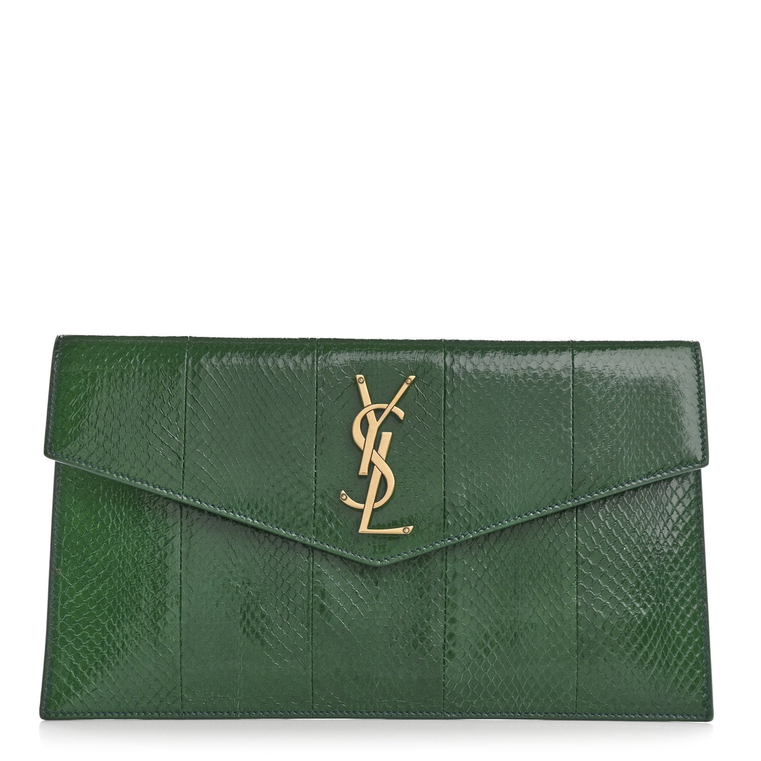 Ayers Uptown Monogram Pouch Verte Praire