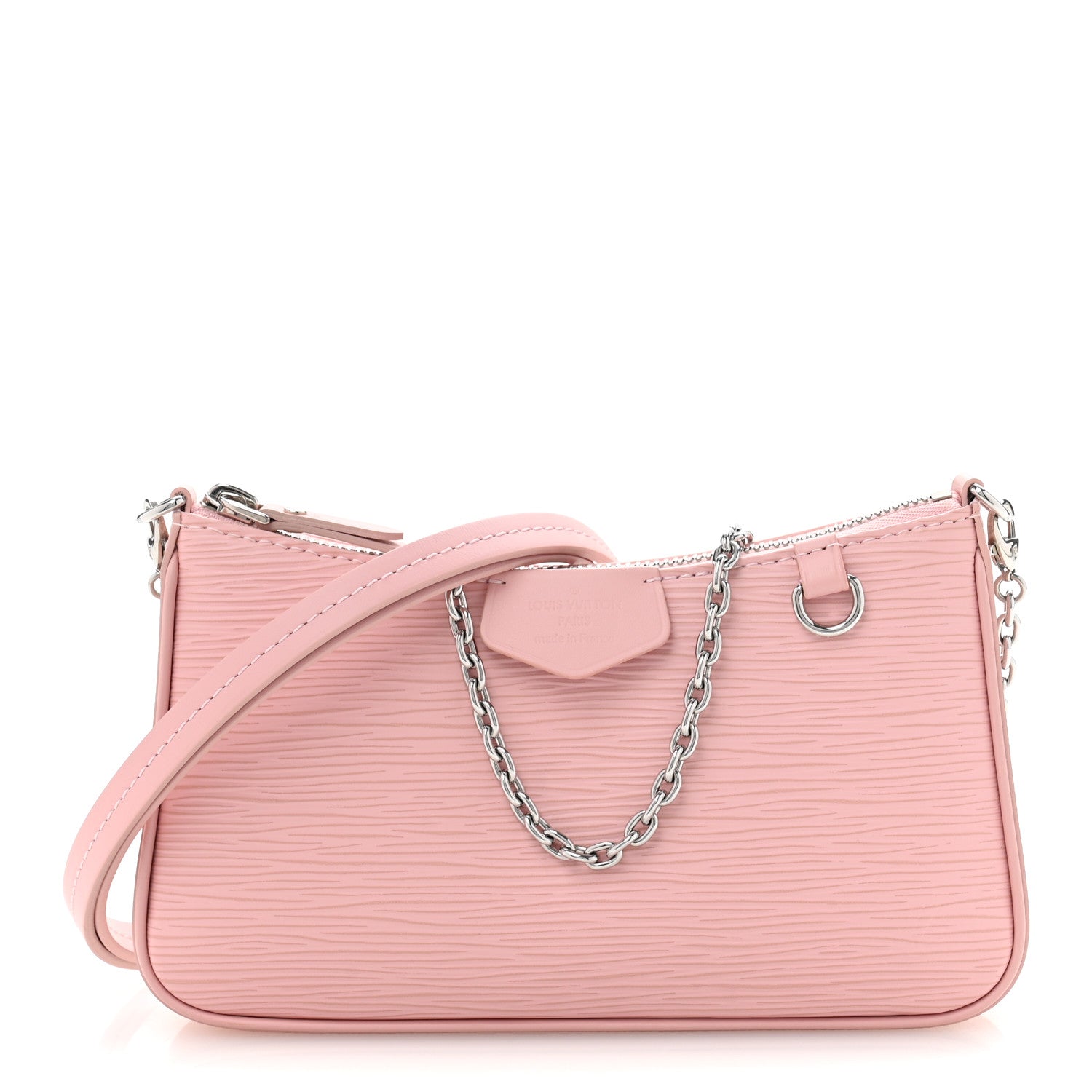 Epi Easy Pouch On Strap Rose Ballerine