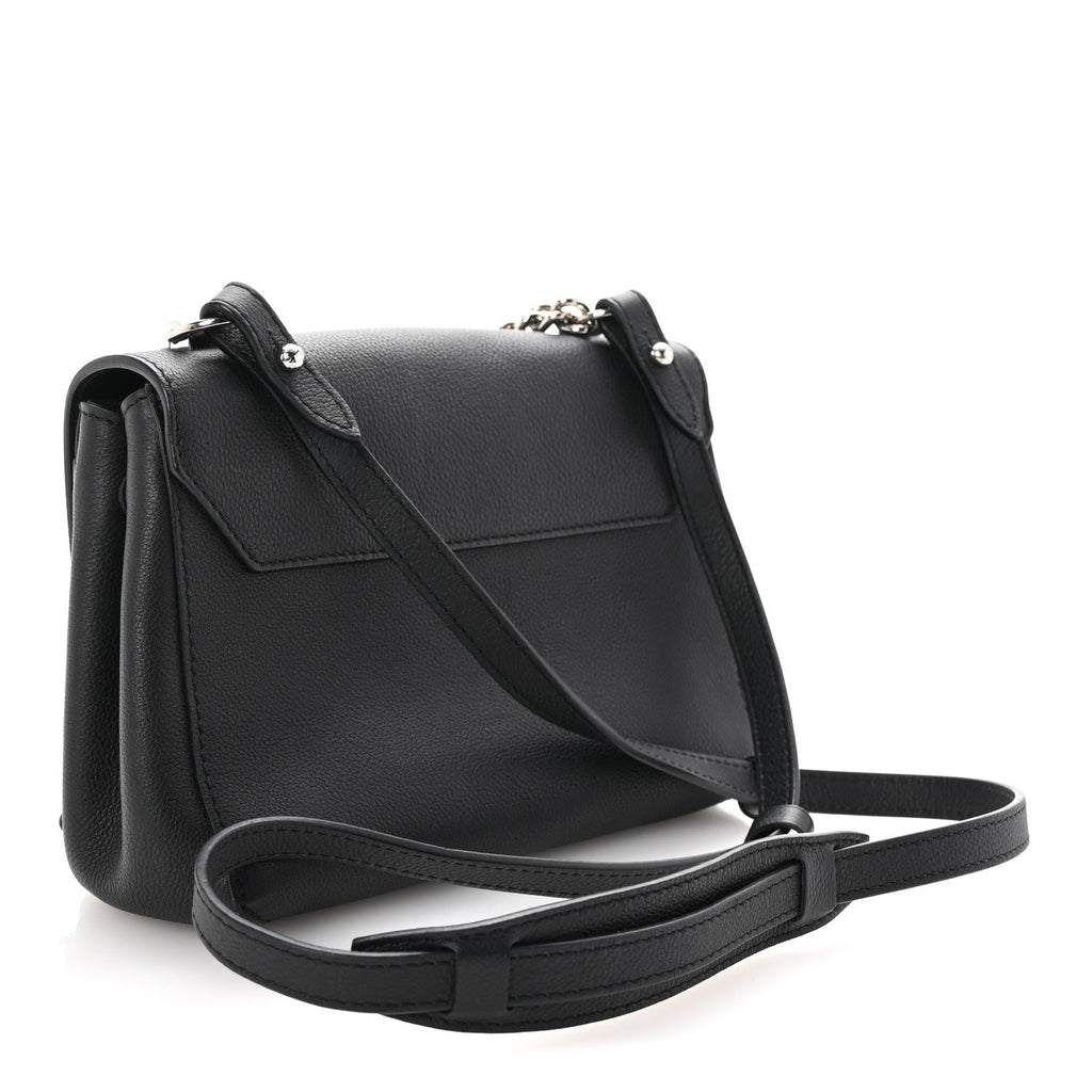 Calfskin Lockme II Chain Bag BB Black