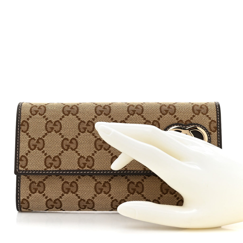 Monogram Lovely Heart Continental Wallet Brown