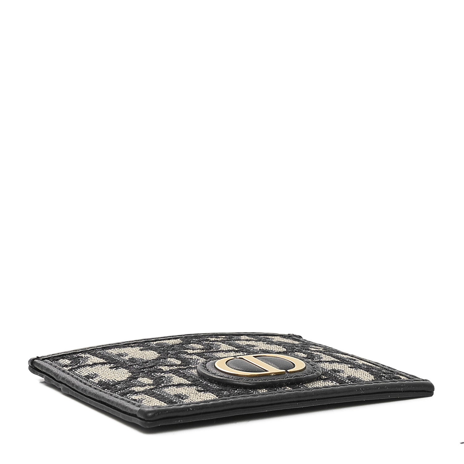 Oblique Calfskin  Holder Black