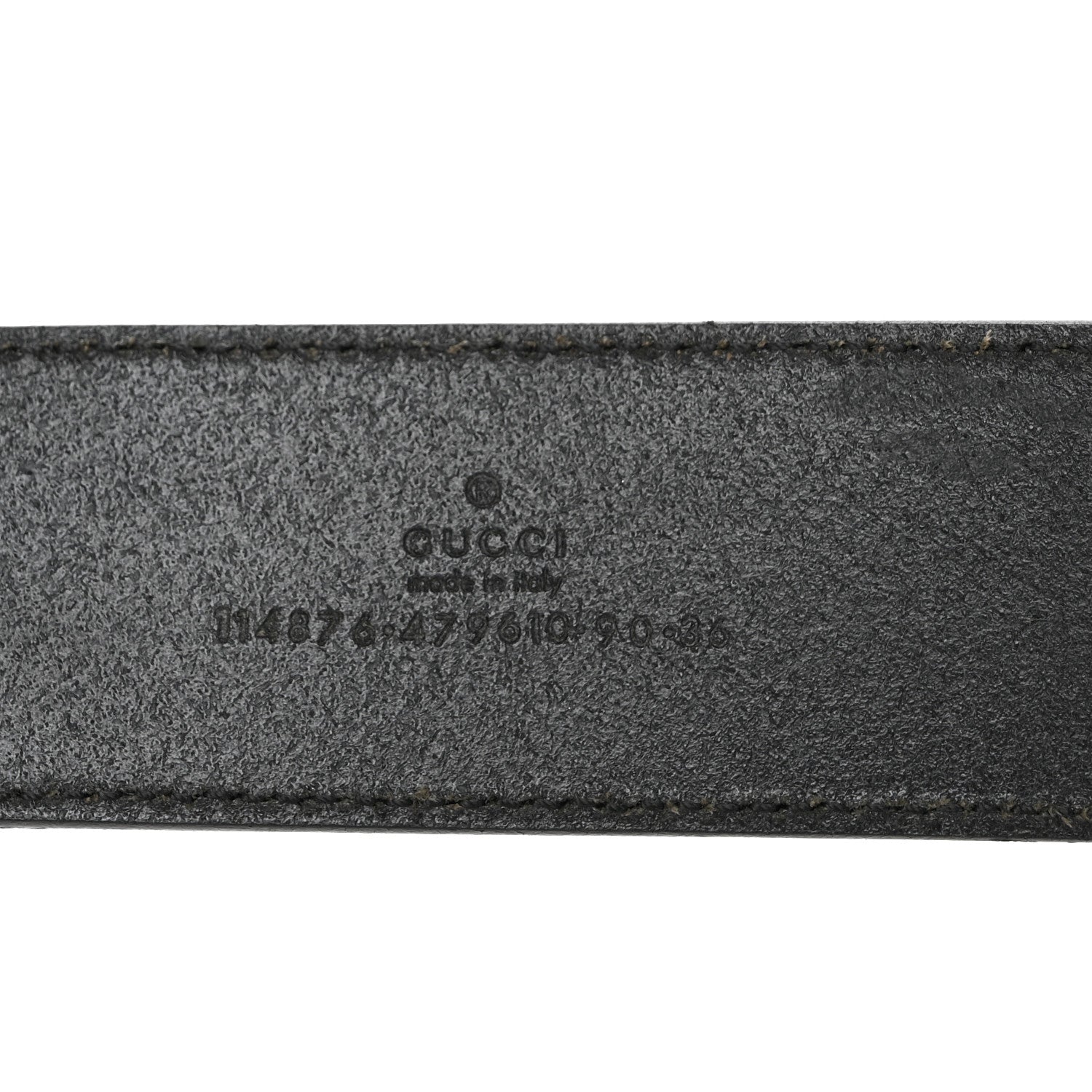 Calfskin Interlocking G Belt 90 36 Black