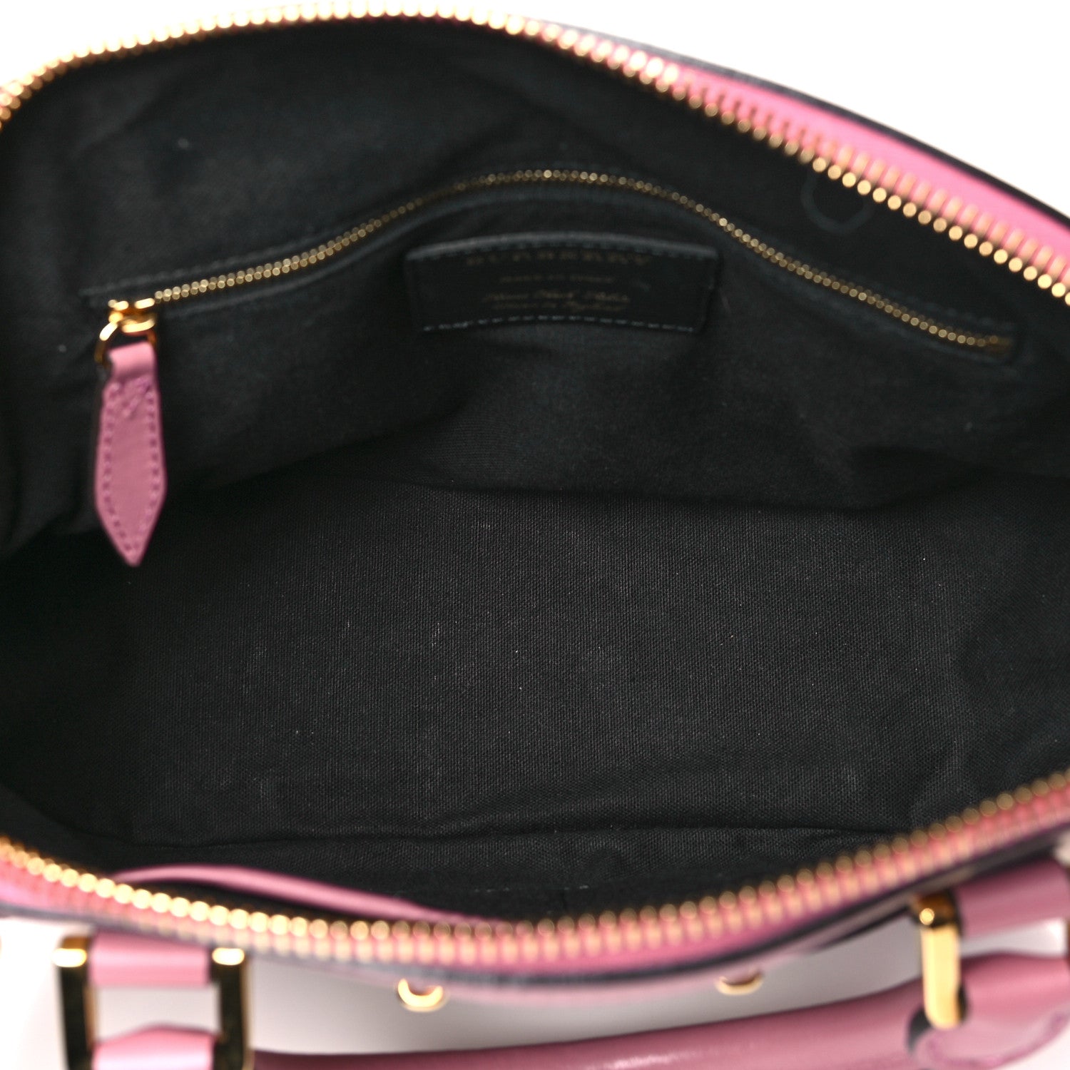 Bridle Calfskin House Check Small Orchard Bowling Bag Mauve Pink