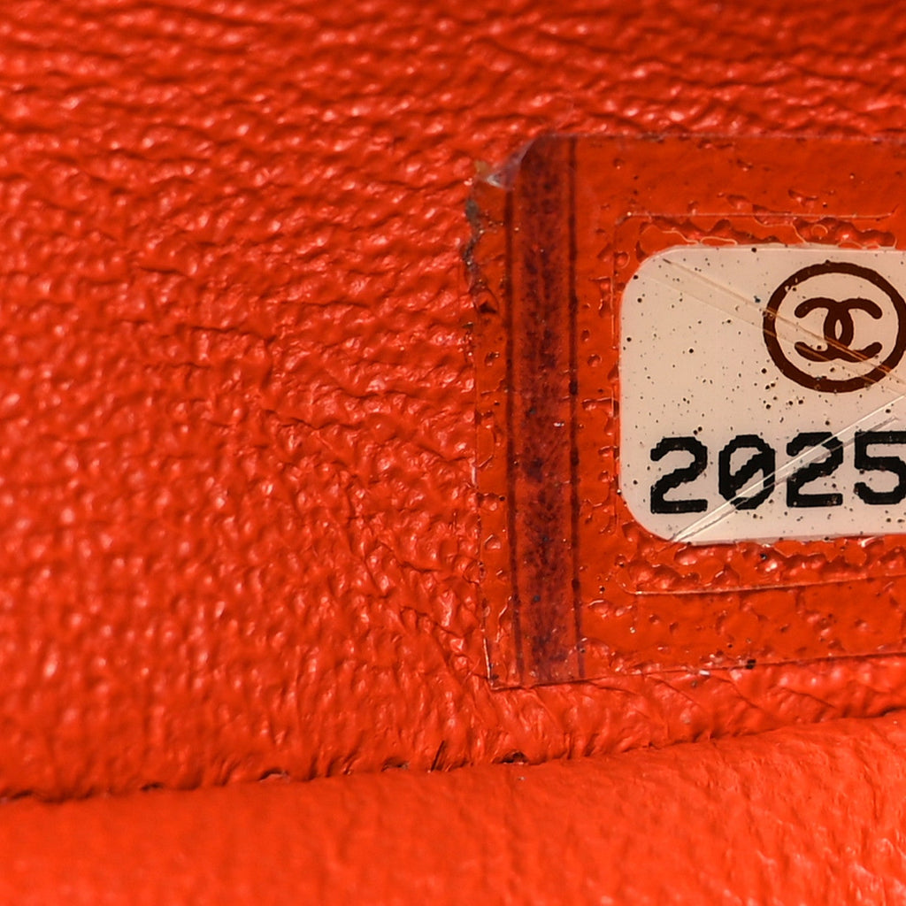 Patent Caviar Quilted 2.55 Reissue 226 Flap Orange
