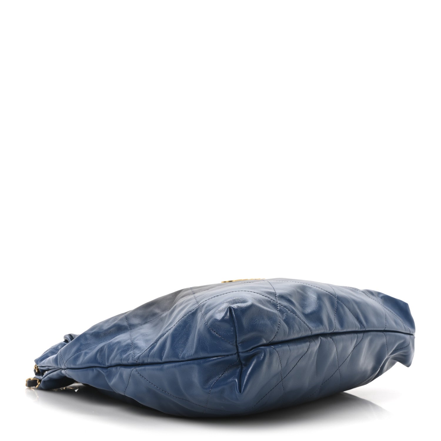 Shaded Calfskin Quilted Chanel 22 Blue Dark Blue