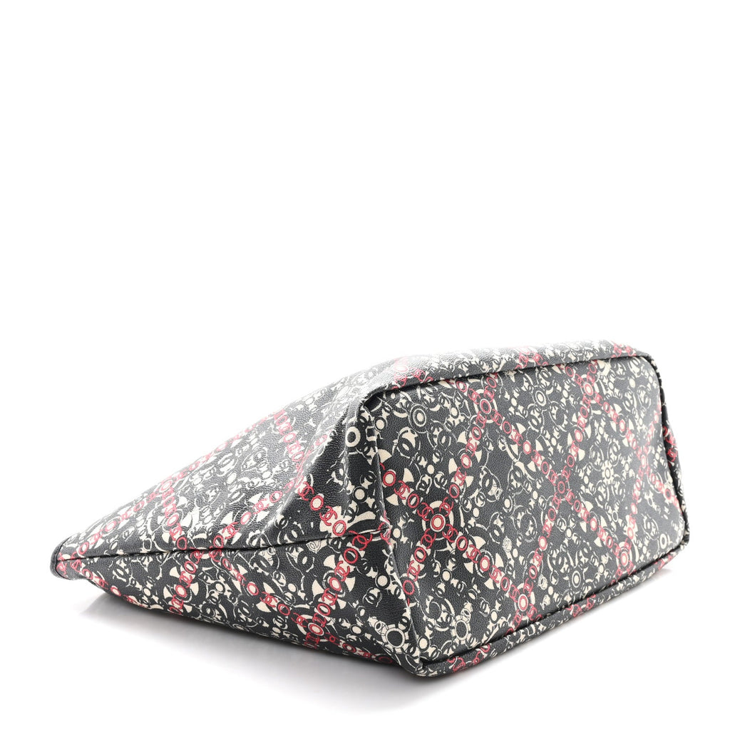 Coated Canvas Coco Small Tote Black