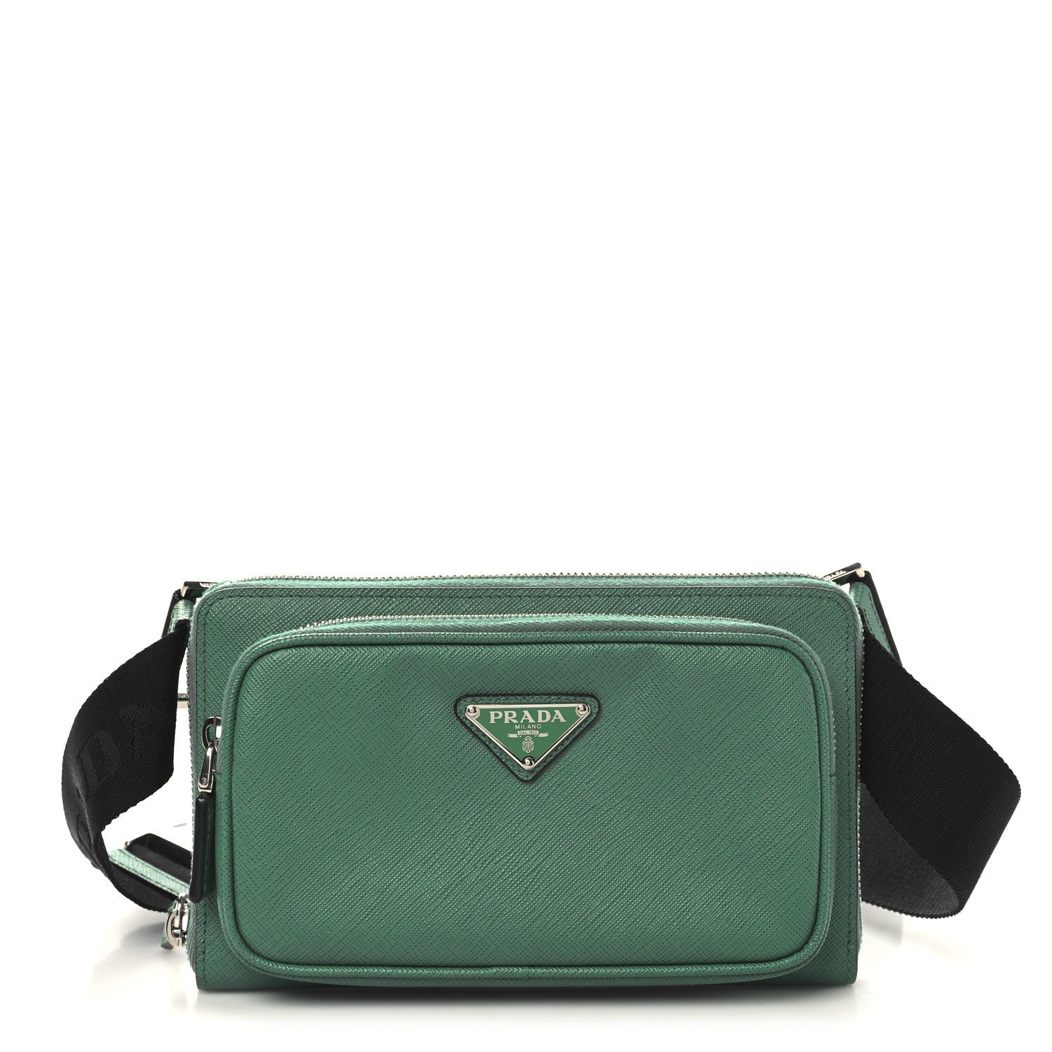 Saffiano Travel Double Zip Belt Bag Mango