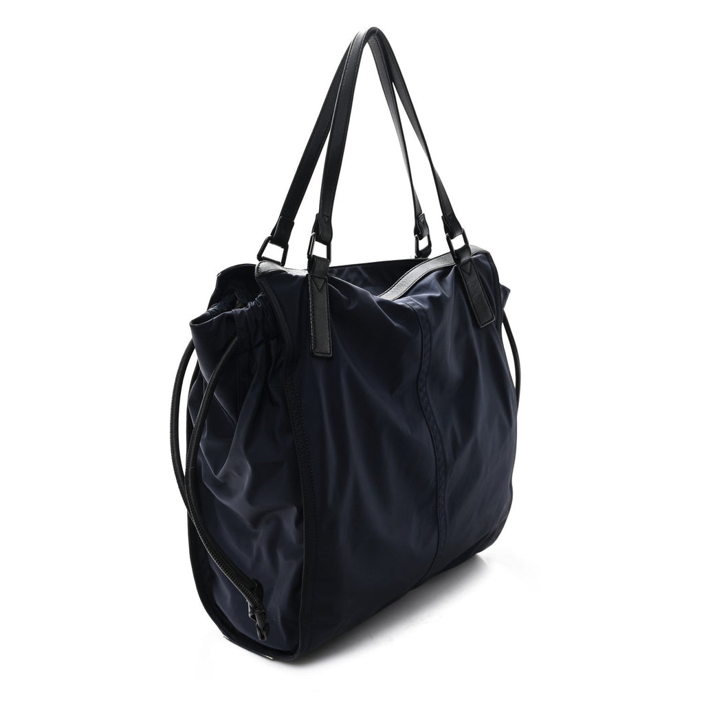Nylon Buckleigh Packable Tote Black Navy