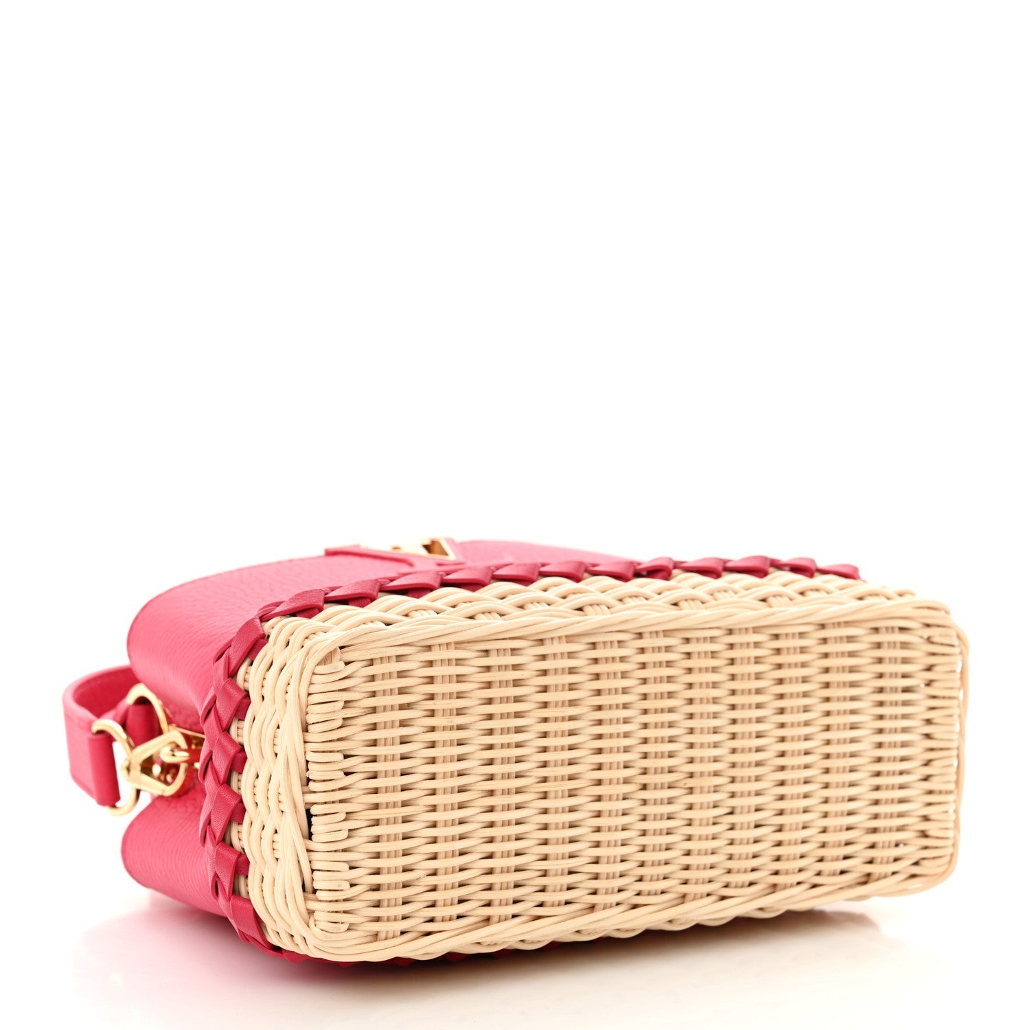 Rattan Taurillon Capucines Mini Magenta