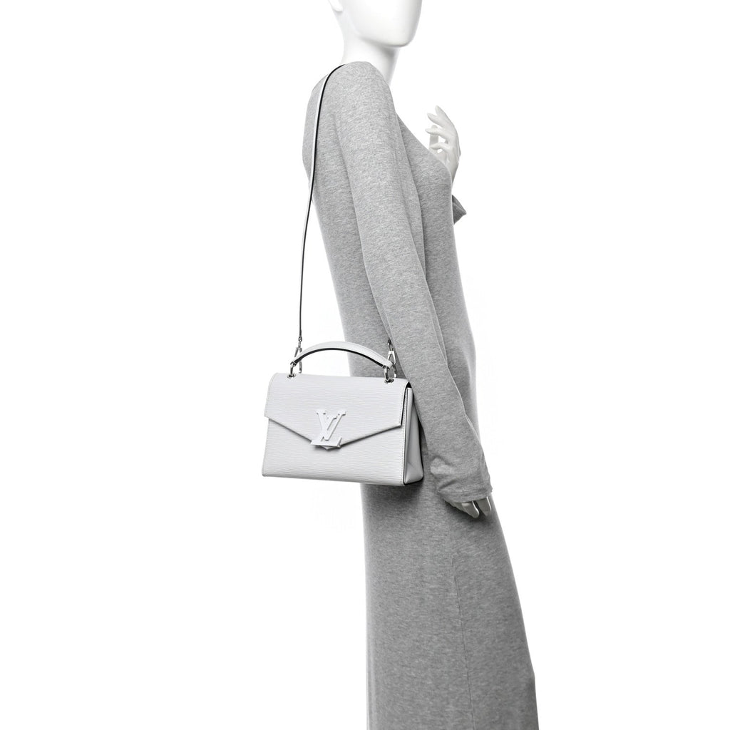 Epi Pochette Grenelle White