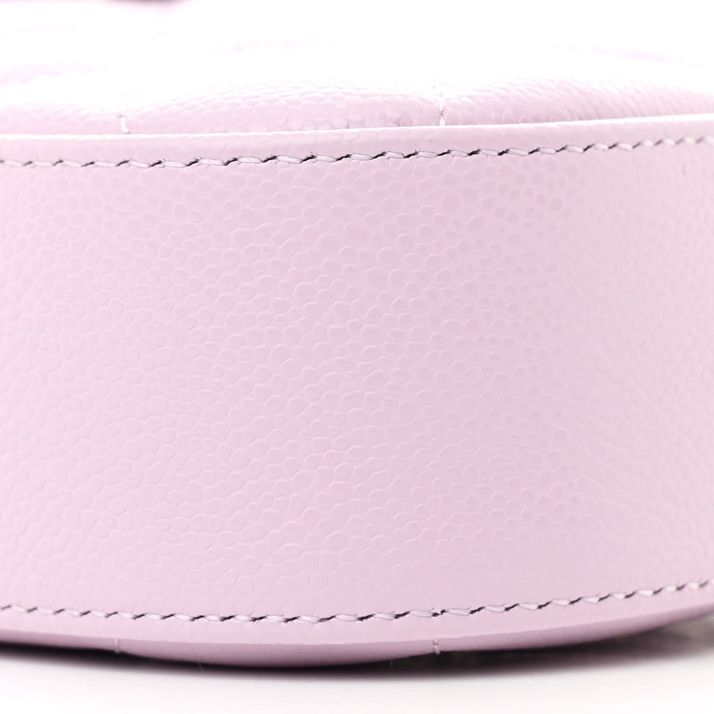Caviar Quilted Chain Camera Bag Light Purple