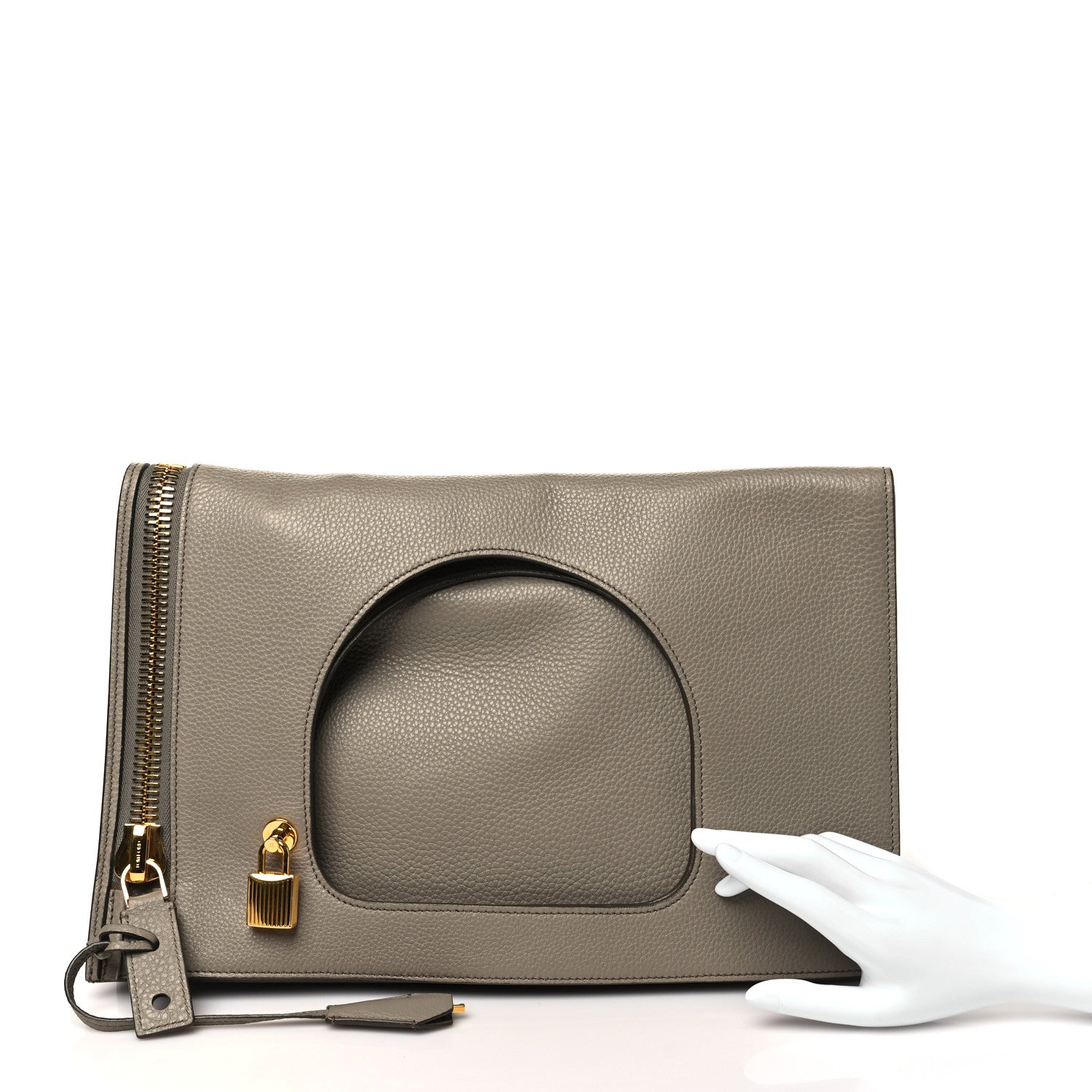 Calfskin Small Alix Hobo Warm Taupe