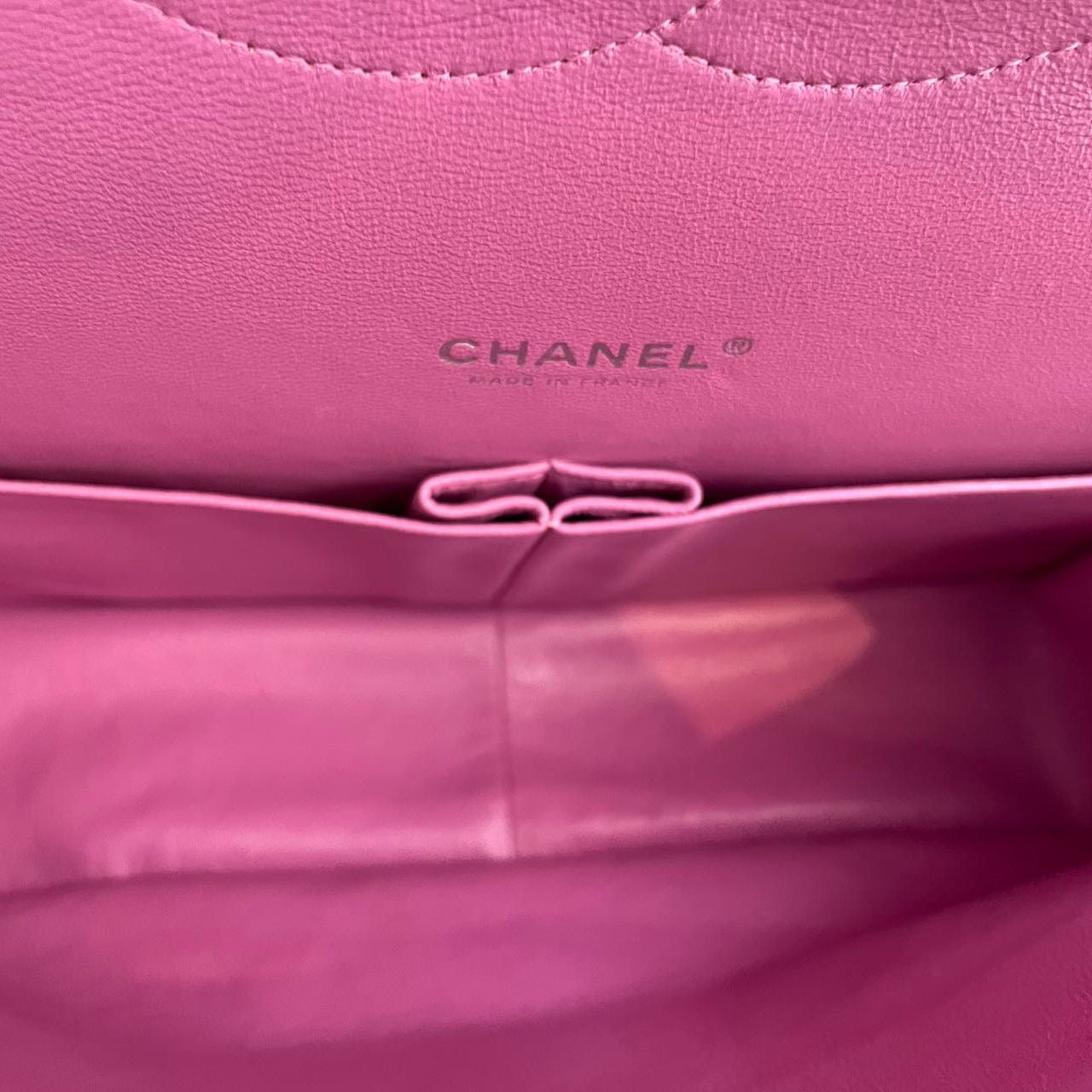 Chanel Timeless Classic Flap Bag Maxi Lilac Purple with Silver Hardware
