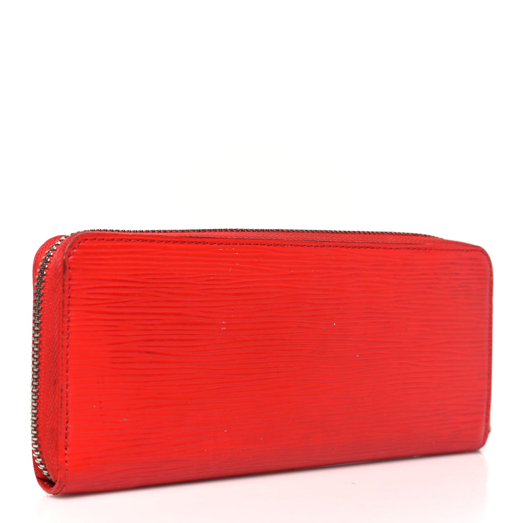 Epi Zippy Wallet Rouge