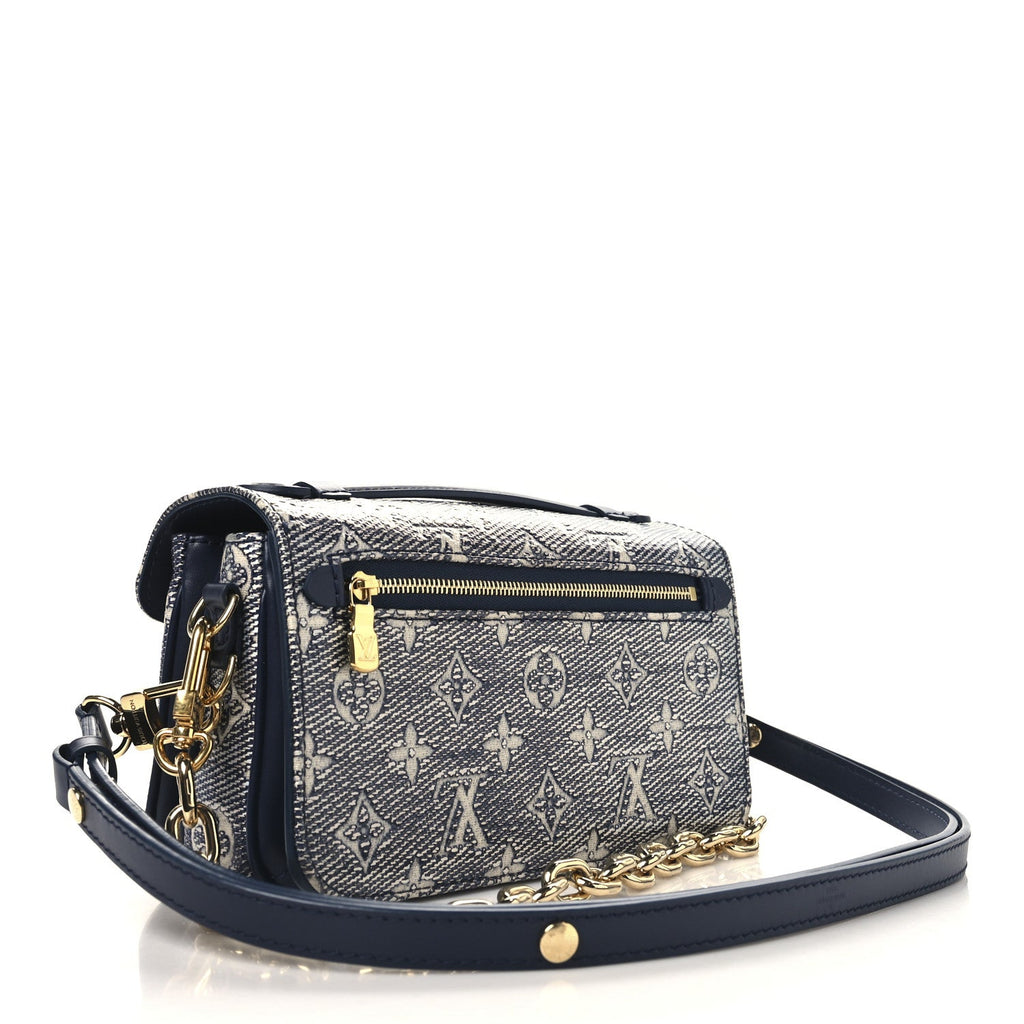 Monoglam Pochette Metis East West Blue