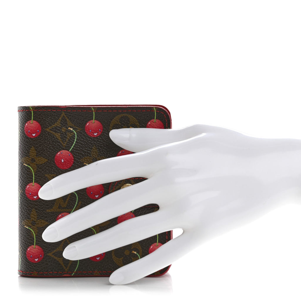 Monogram Cerises Compact Zipped Wallet