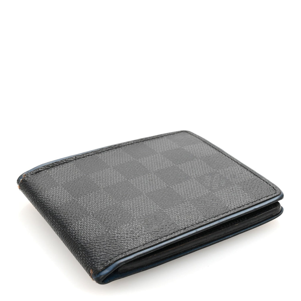 Damier Graphite Multiple Wallet Blue