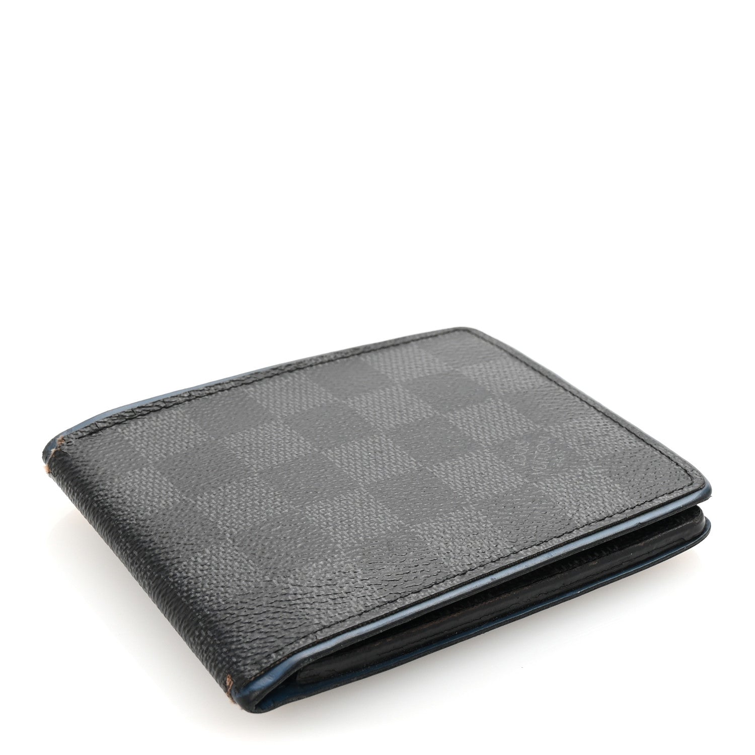 Damier Graphite Multiple Wallet Blue