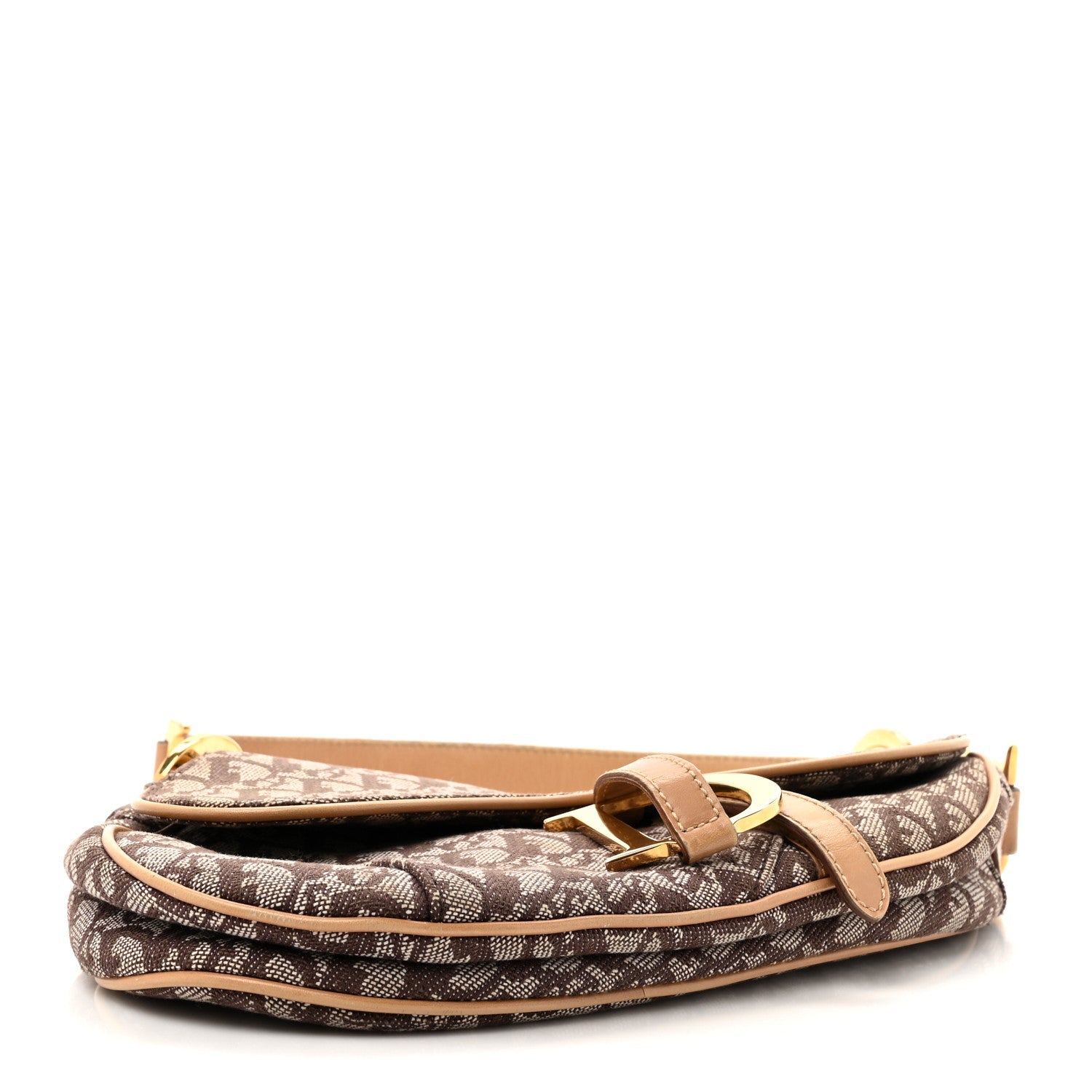 Monogram Saddle Bag Brown