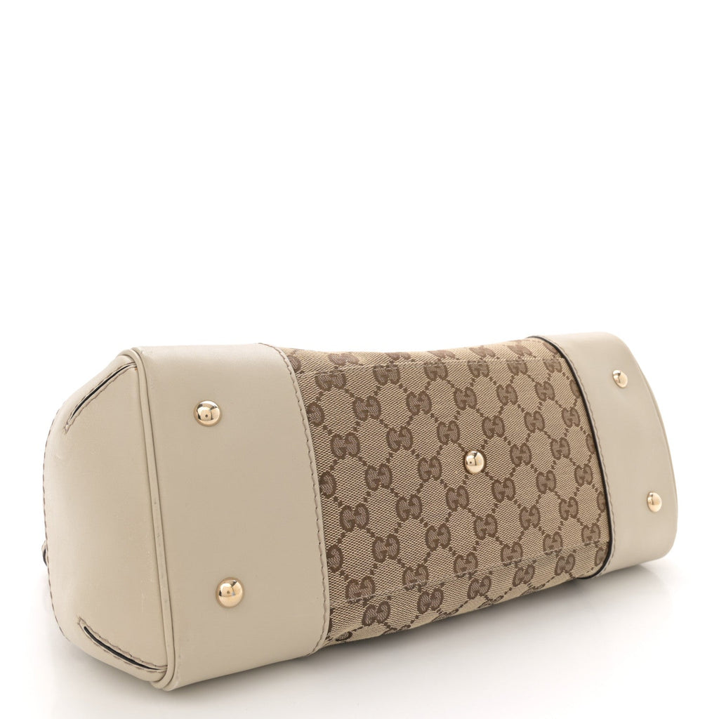 Monogram Medium Mayfair Tote Off White