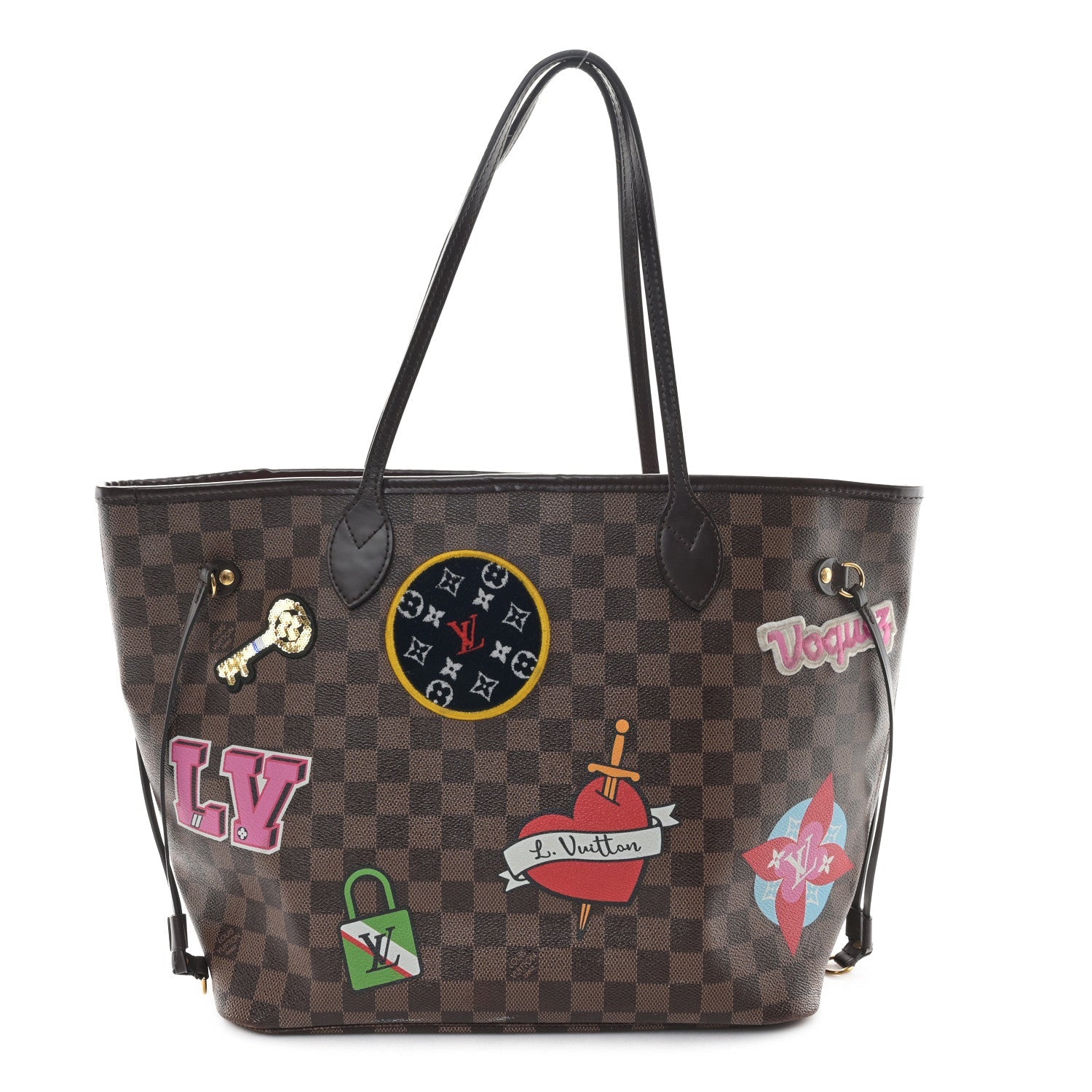 Damier Ebene Travel Stickers Neo Neverfull MM