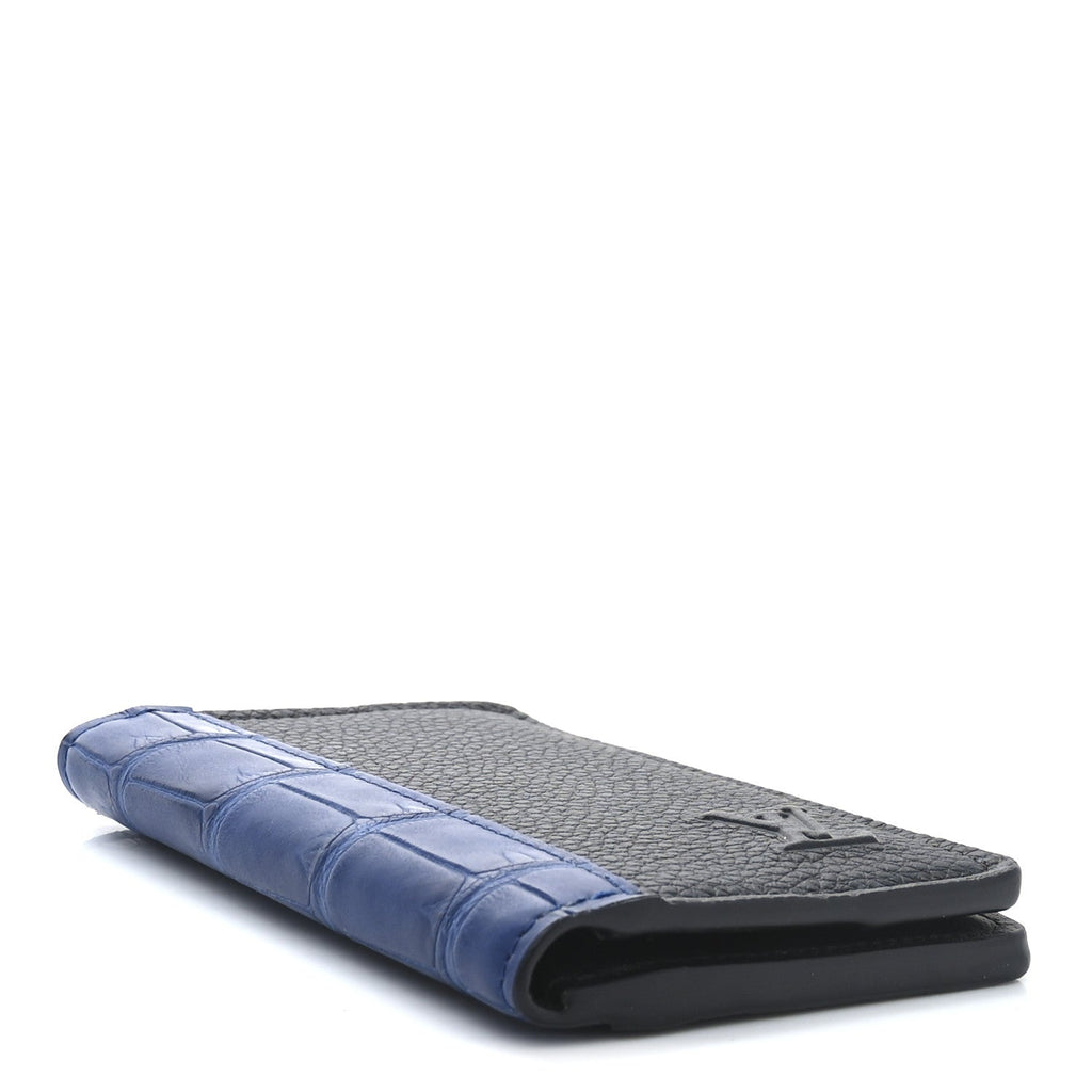 Crocodile Pocket Organizer Black Blue