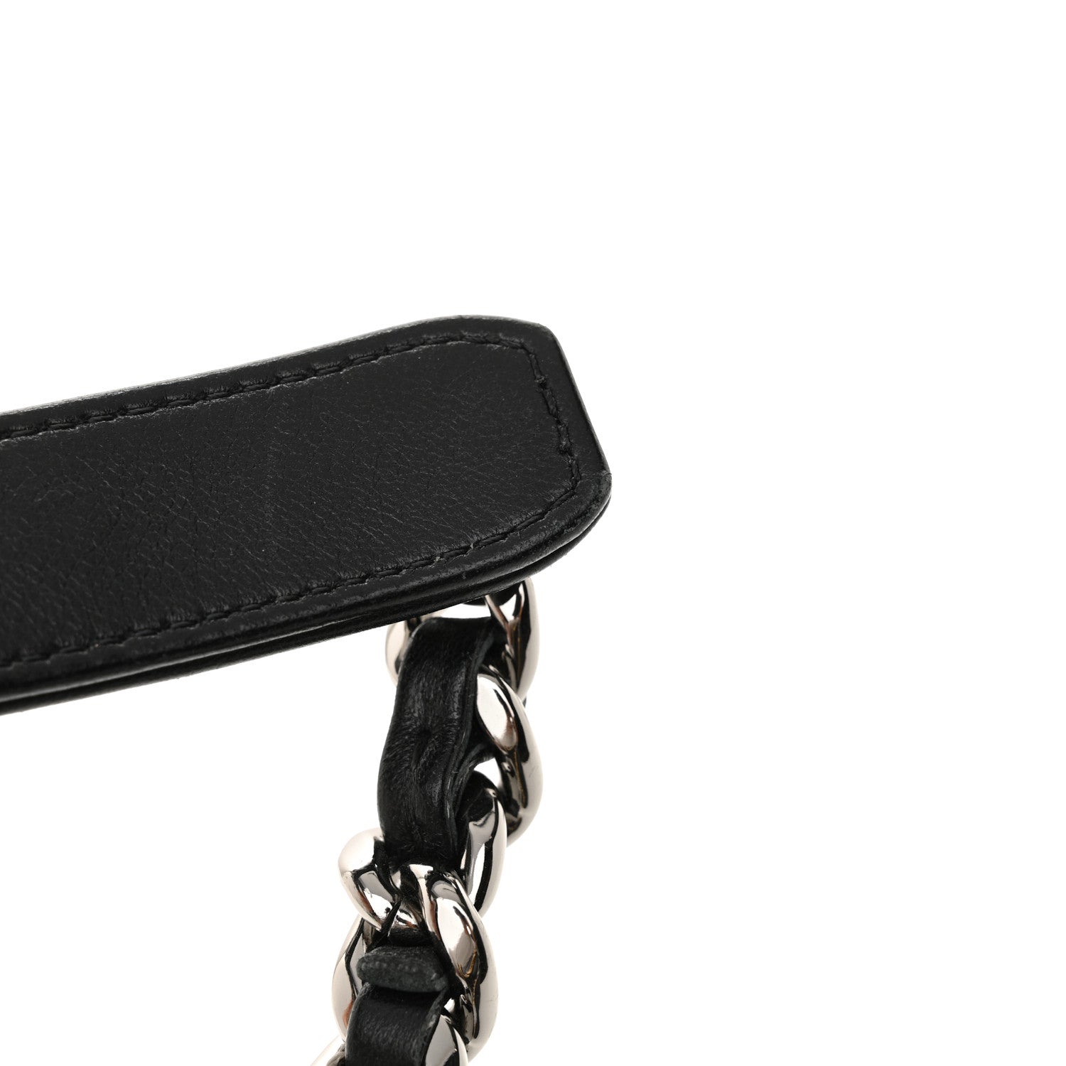 Lambskin Chain Quilted Medium Chanel 19 Flap Black
