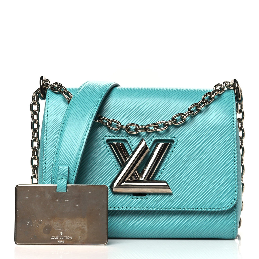 Epi Twist Shoulder Bag PM Turquoise