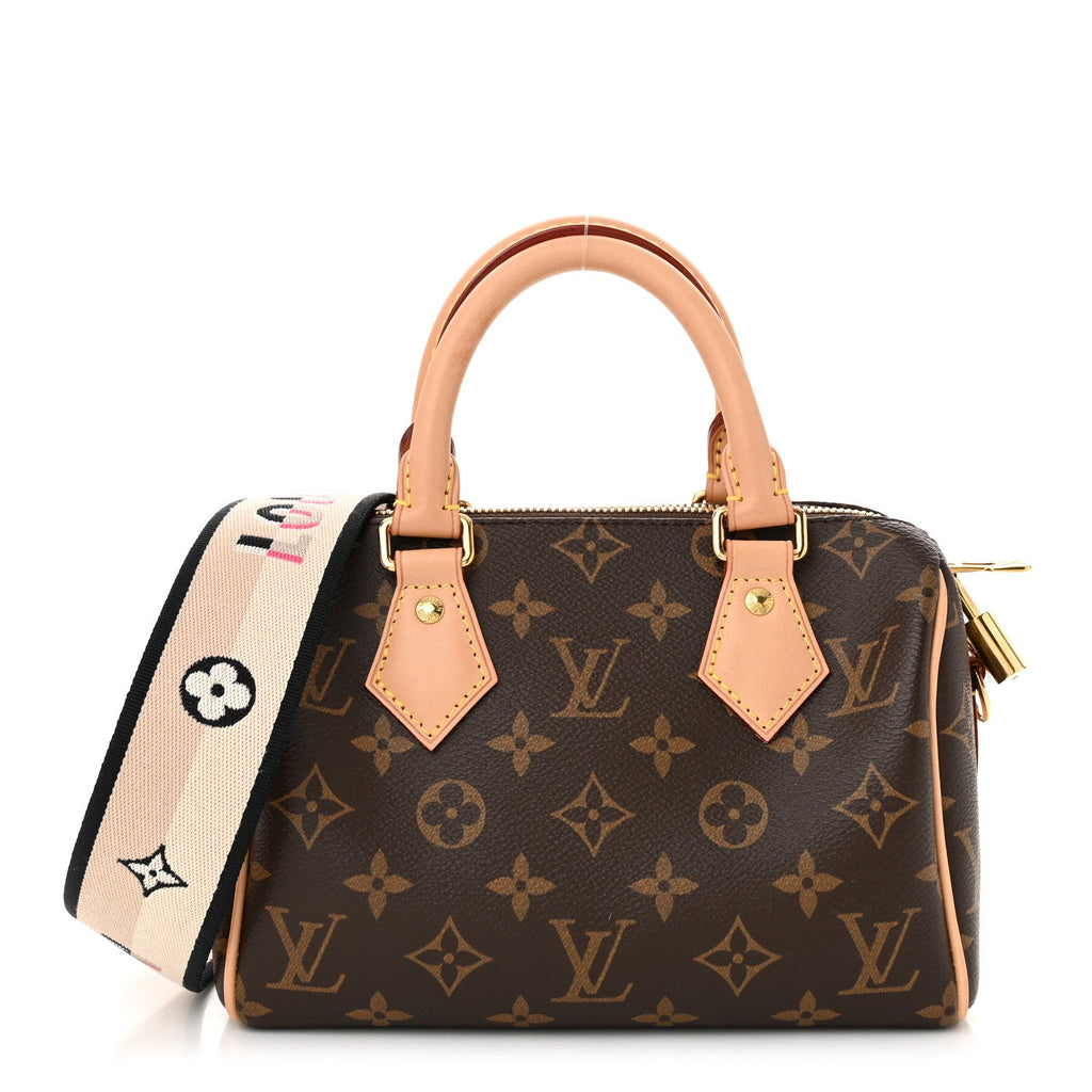 Monogram Speedy Bandouliere 20 Black