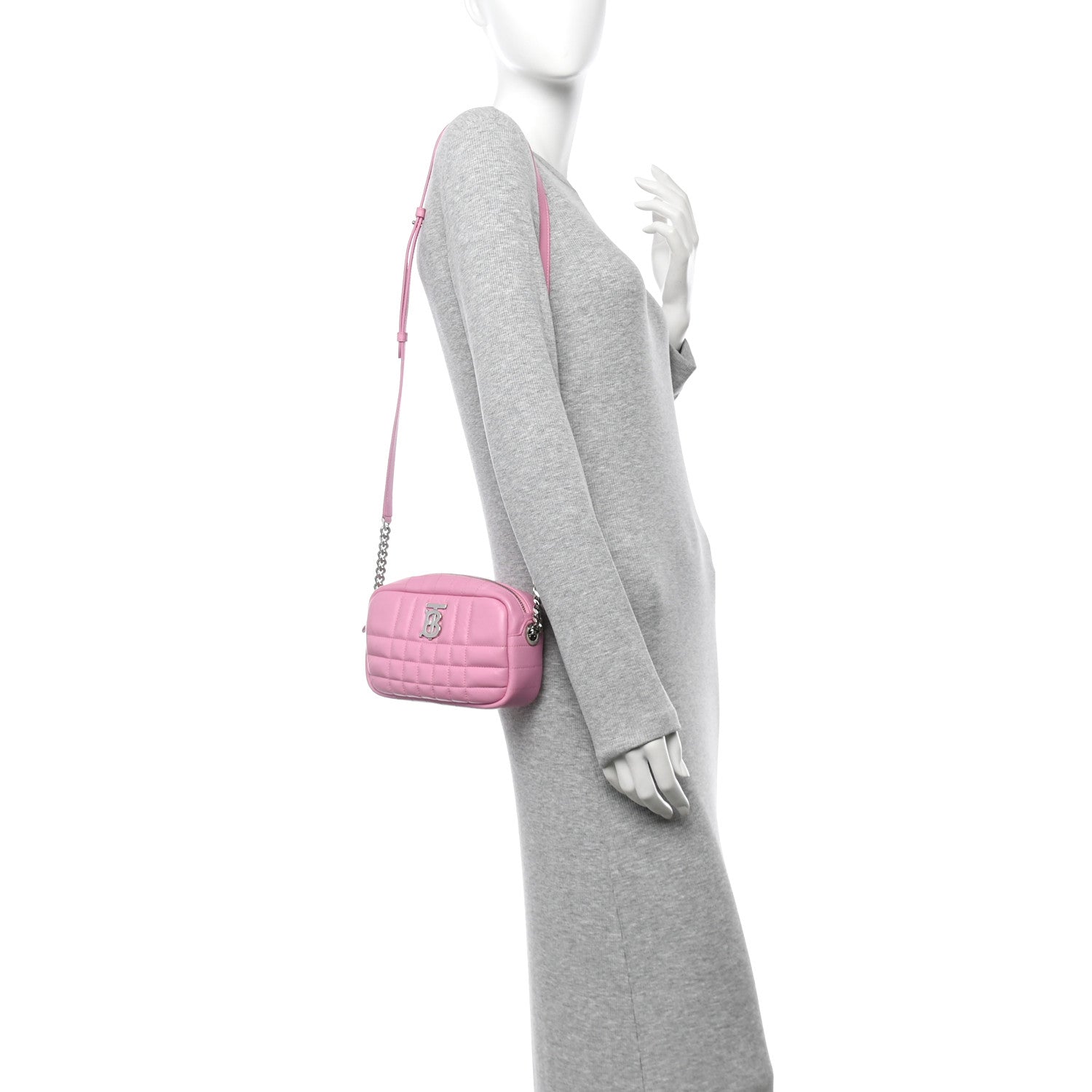Calfskin Quilted Small Lola Camera Bag Primrose Pink