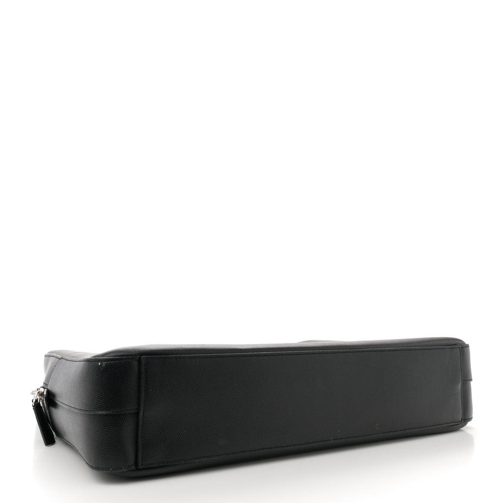 Grain de Poudre Large Museum Briefcase Black