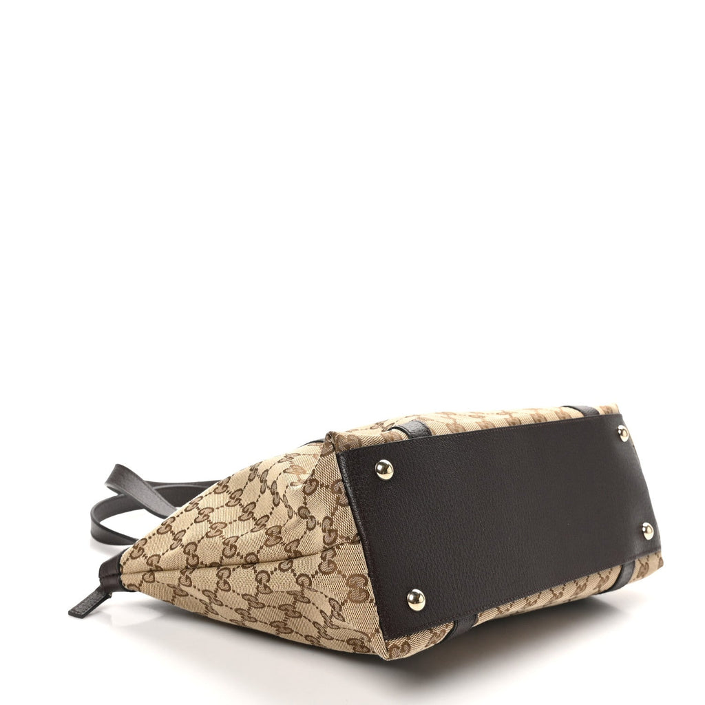 Monogram Medium Abbey Tote Brown