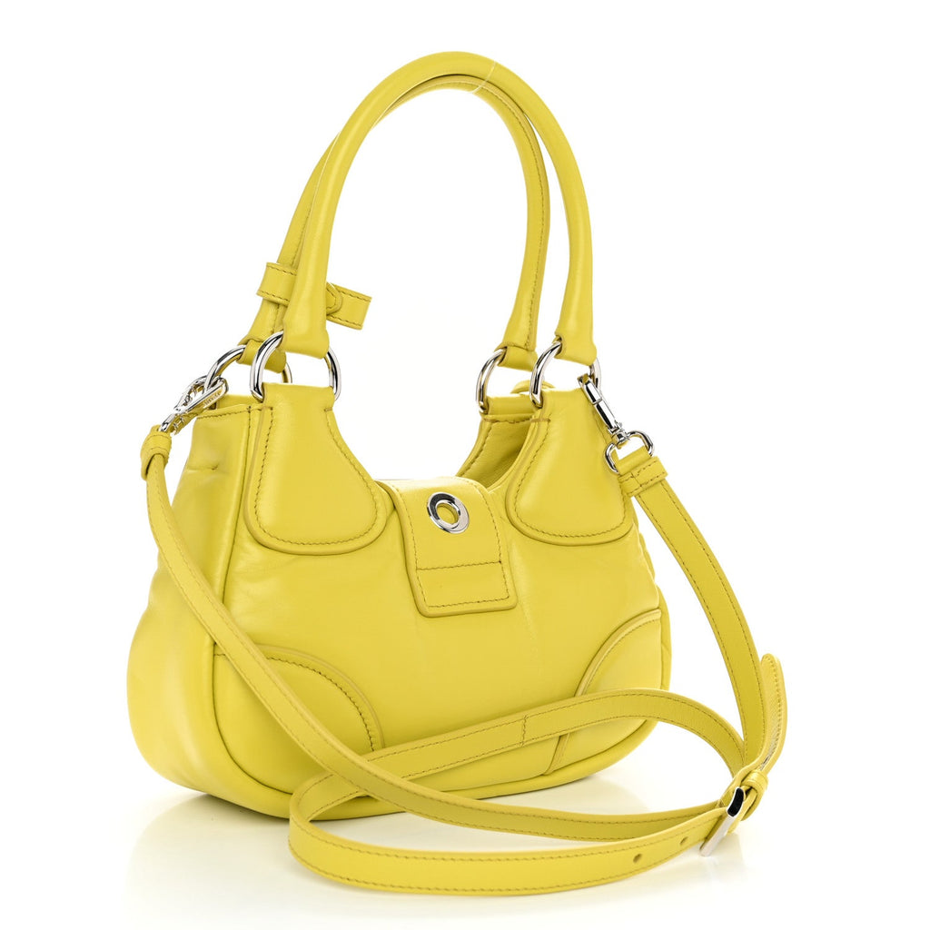 Nappa Soft Padded Re-Edition 2002 Moon Bag Cedro
