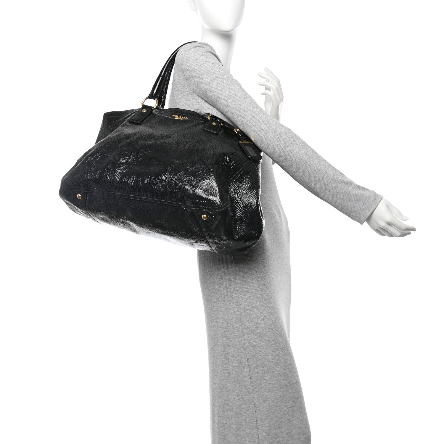 Vernice Naplak Tote Black