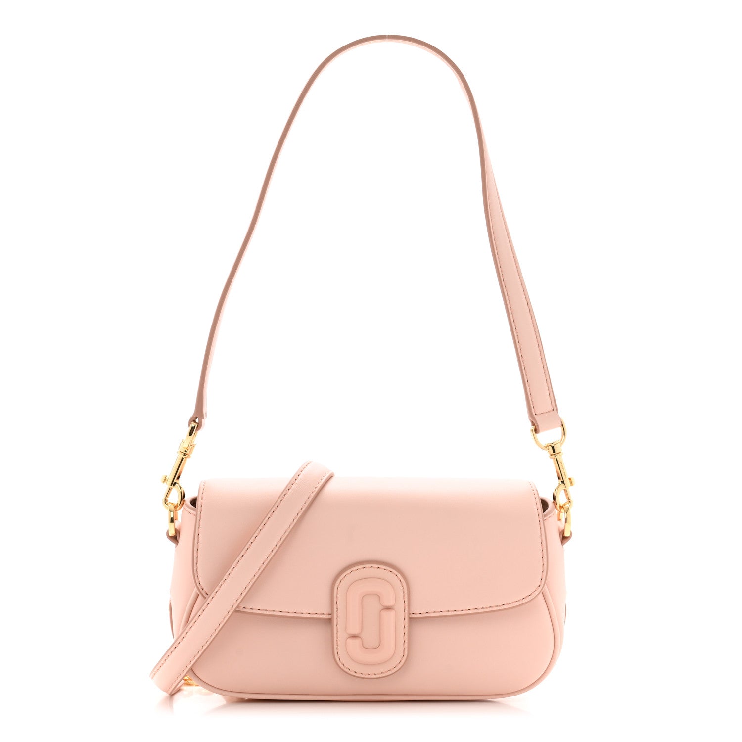 Calfskin Medium The Clover shoulder Bag Rose