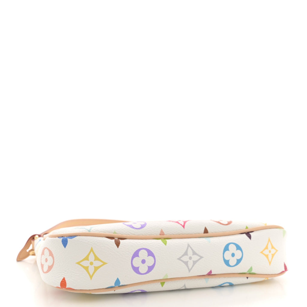 LV X TM Monogram Multicolor Pochette Accessories White