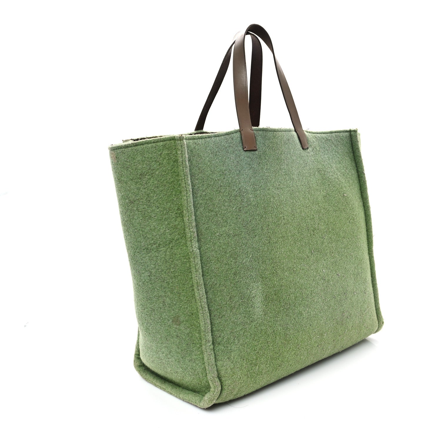 Felt Shopping Tote Green