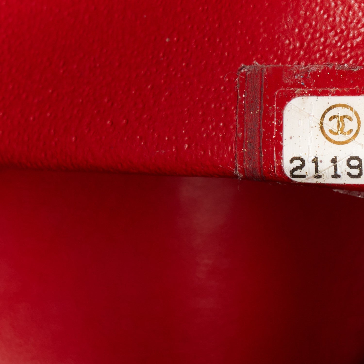 Aged Calfskin Quilted 2.55 Reissue Mini Flap Red