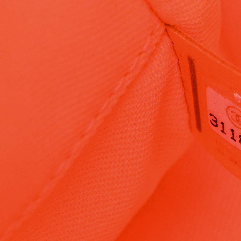 Mixed Fibers Small Deauville Tote Pink Orange