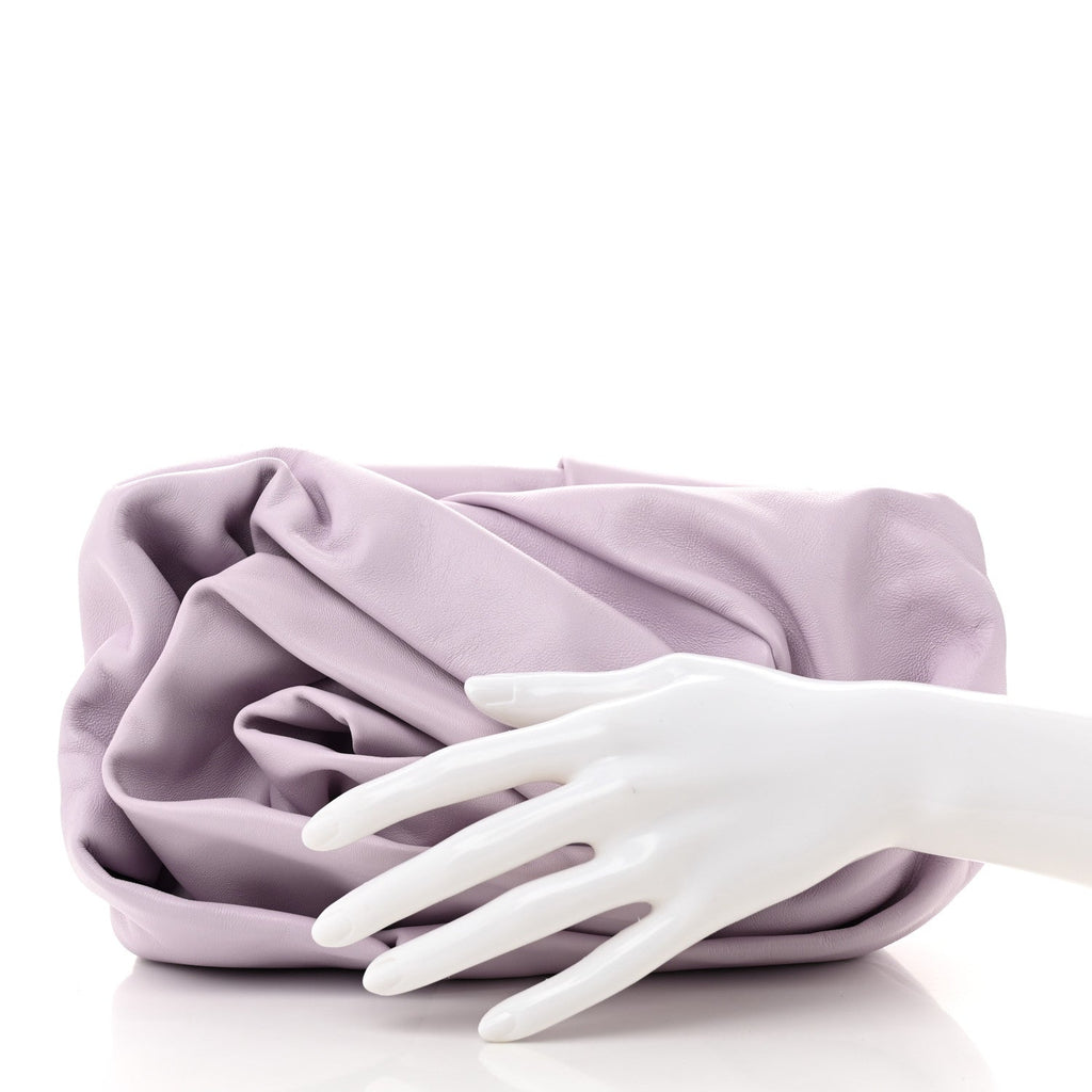Lambskin Rose Clutch Haze