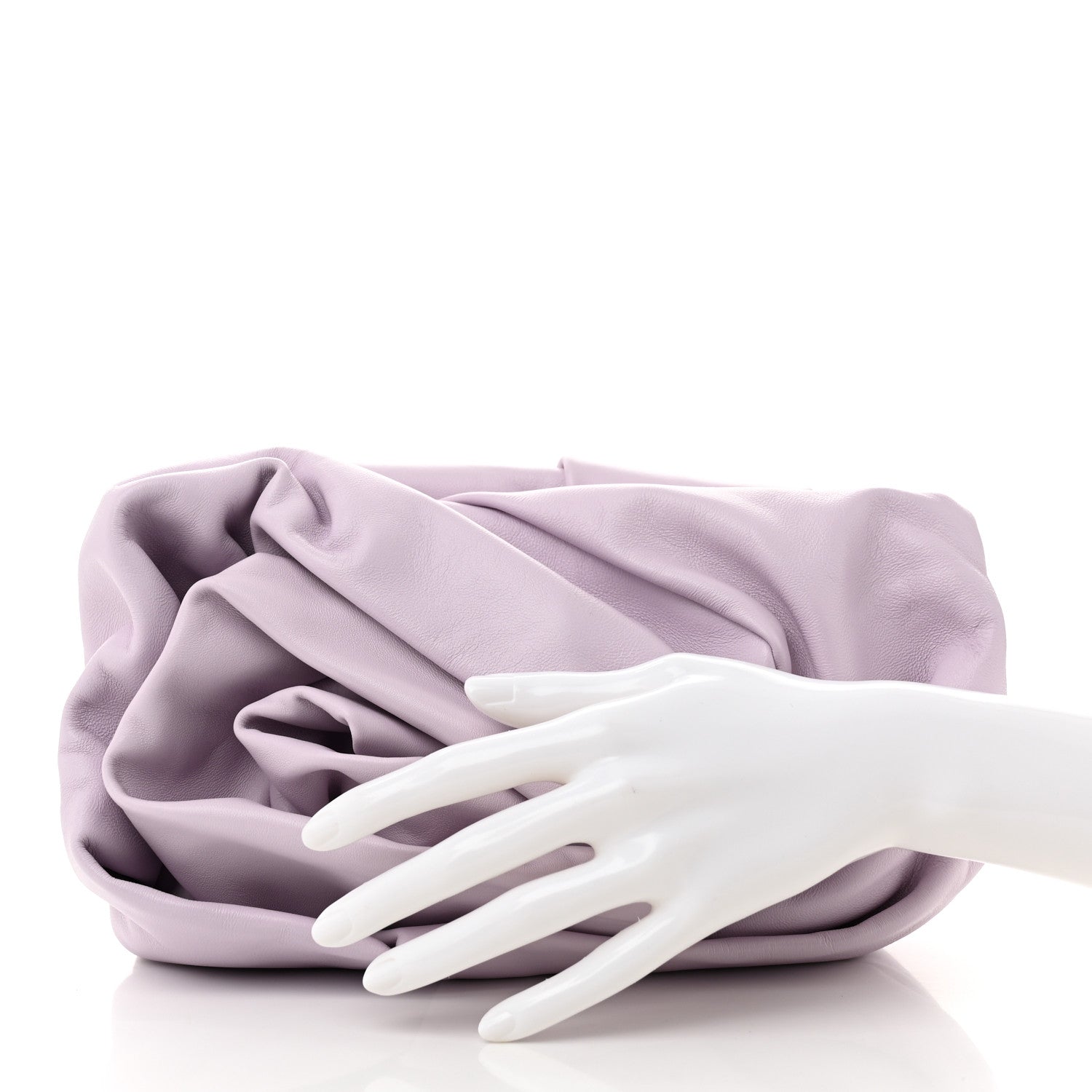 Lambskin Rose Clutch Haze