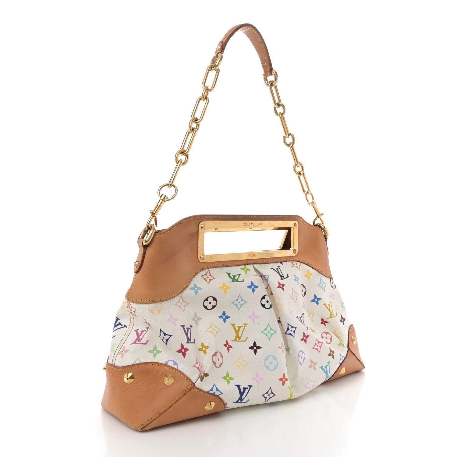 Monogram Multicolor Judy GM White