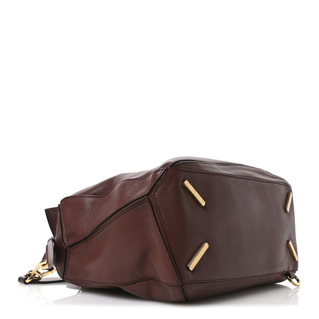 Calfskin Medium Puzzle Bag Brown